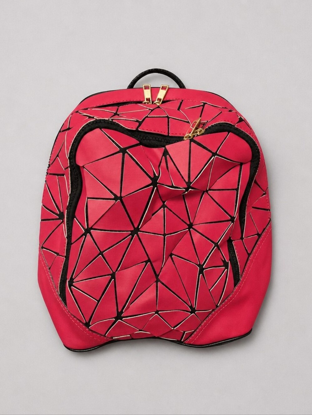 Geometric Pink Women's Backpack - Modern Tote Style